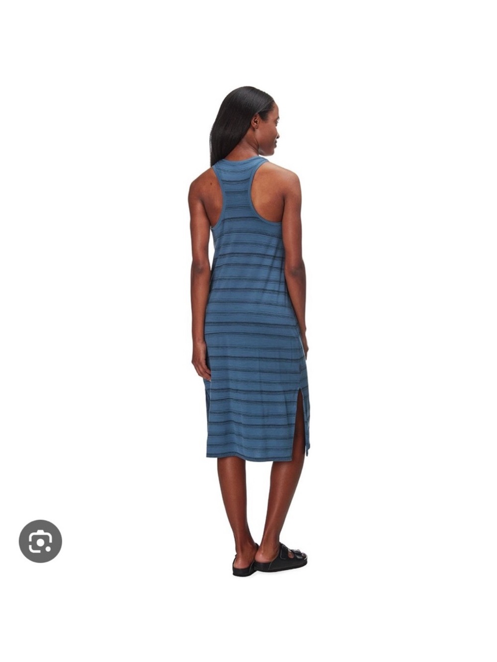 Icebreaker Cool-Lite™ Merino Yanni Tank Midi Dress Blue Size XS NWT